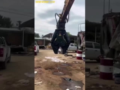 dois cilindros Máquina de corte de sucata de aço de alta potência hardox 450