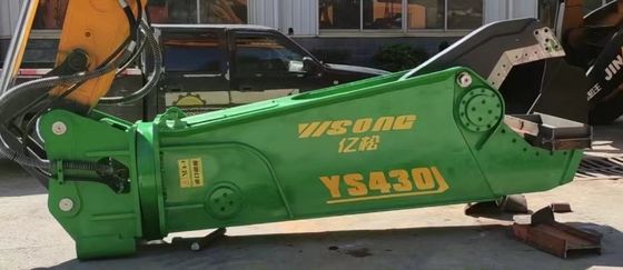 Hardox 450 Tesoura de sucata para escavadeira para reciclagem de sucata de metal