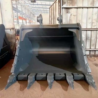 Escavação de rocha de cor personalizada e carregamento de balde de pedra manual